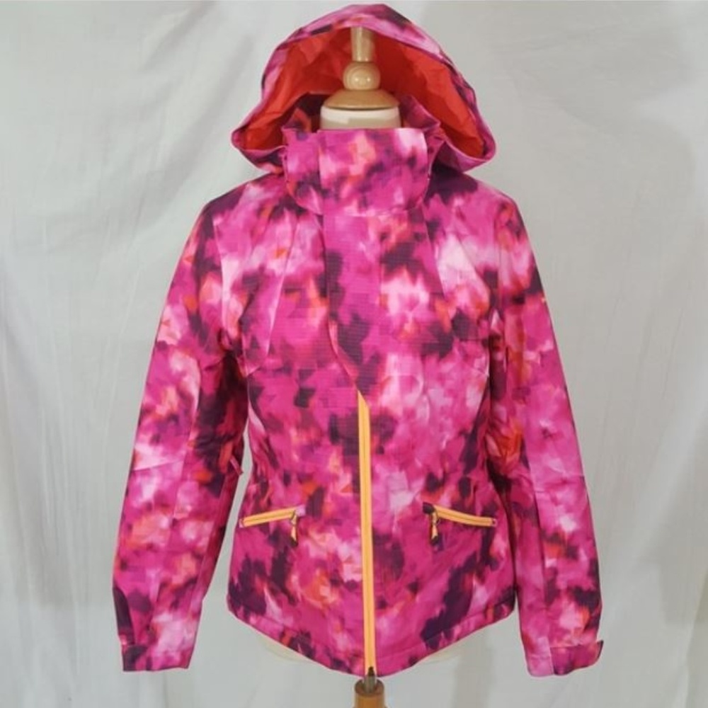 The North Face Melon Red LULEA Jacket Snow Ski M